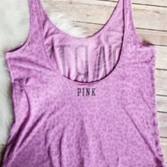 PINK VS "party" BLING tank top XS - Picture 2 of 5
